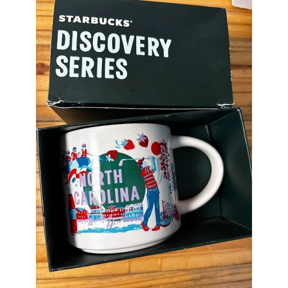 2024 Starbucks Discovery Series North Carolina Coffee Mug 14oz Multicolor